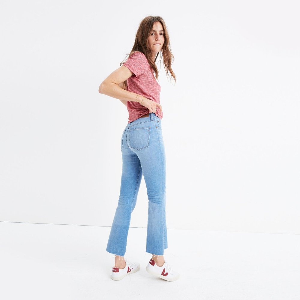Madewell Cali Demi Boot Step Hem Edition